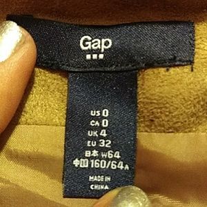 Suede Button up skirt (juniors) GAP